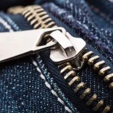 Brass Metal Zippers Non-Separating Sewing Zipper Jean Zipper